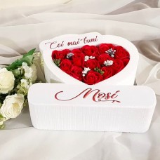 135.Inima * Cei mai buni - Mosi (Rosu) * ARANJAMENTE Trandafiri de Sapun