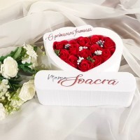 148.Inima * O primavara frumoasa - Mama Soacra (Rosu) * ARANJAMENTE Trandafiri de Sapun