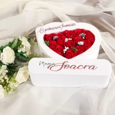 148.Inima * O primavara frumoasa - Mama Soacra (Rosu) * ARANJAMENTE Trandafiri de Sapun