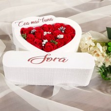 193.Inima * Cea mai buna - Sora (Rosu) * ARANJAMENTE Trandafiri de Sapun