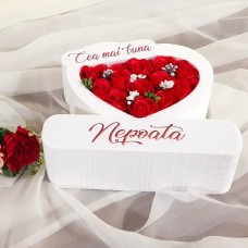 214.Inima * Cea mai buna - Nepoata (Rosu) * ARANJAMENTE Trandafiri de Sapun