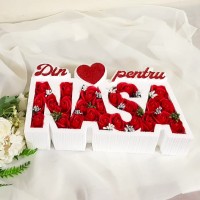 109.Din inima pentru NASA * ARANJAMENTE Trandafiri de Sapun