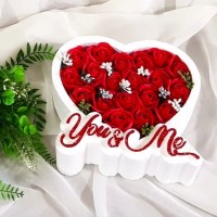 100.Inima You & Me * ARANJAMENTE Trandafiri de Sapun