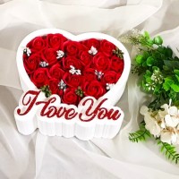 101.Inima I love you * ARANJAMENTE Trandafiri de Sapun