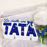 135.La multi ani TATA * ARANJAMENTE Trandafiri de Sapun