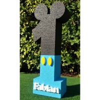 174.Cifra Aniversara Urechi Albastru (baietei)