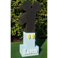 239.Cifra Aniversara Urechi Albastru Deschis (baietei)