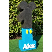 120.Cifra Aniversara Urechi Albastru Inchis (baietei)