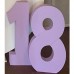 161.Set 18 Cifre Polistiren vopsite