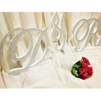 246.Initiale MIRI Panou sclipici Argintiu