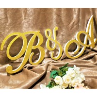 144.Initiale MIRI Panou sclipici Auriu