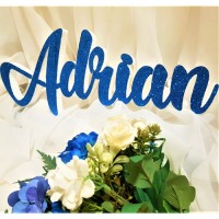 102.Nume Polistiren tip 2 sclipici Albastru